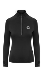 Load image into Gallery viewer, Womens Active 1/2 Zip Top - French Navy

