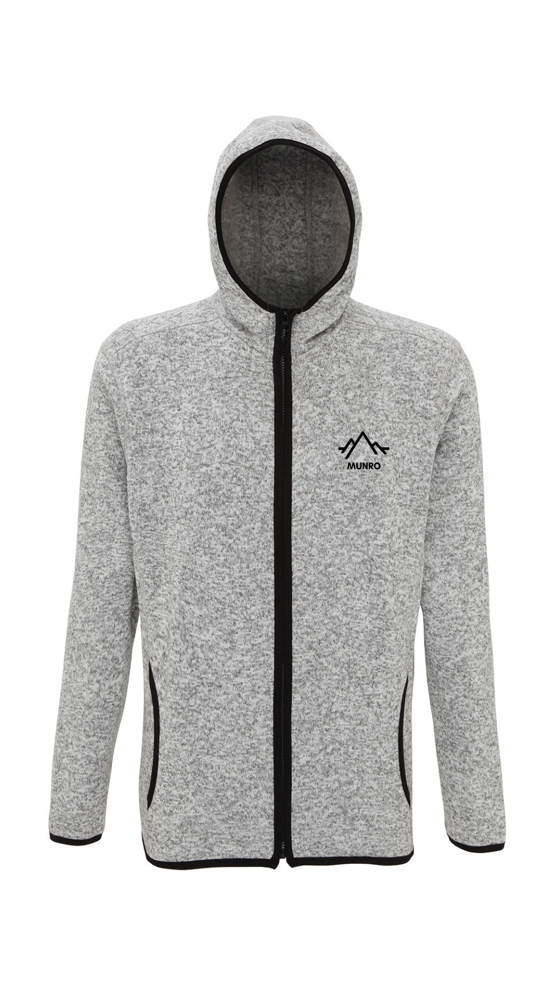 Mens Munro Fleece - Grey/Black Fleck