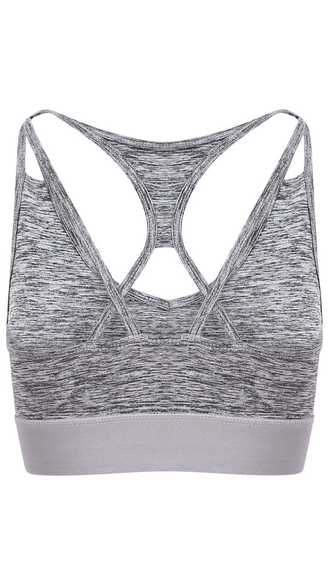 Womens Munro Crop Top - Grey Melange