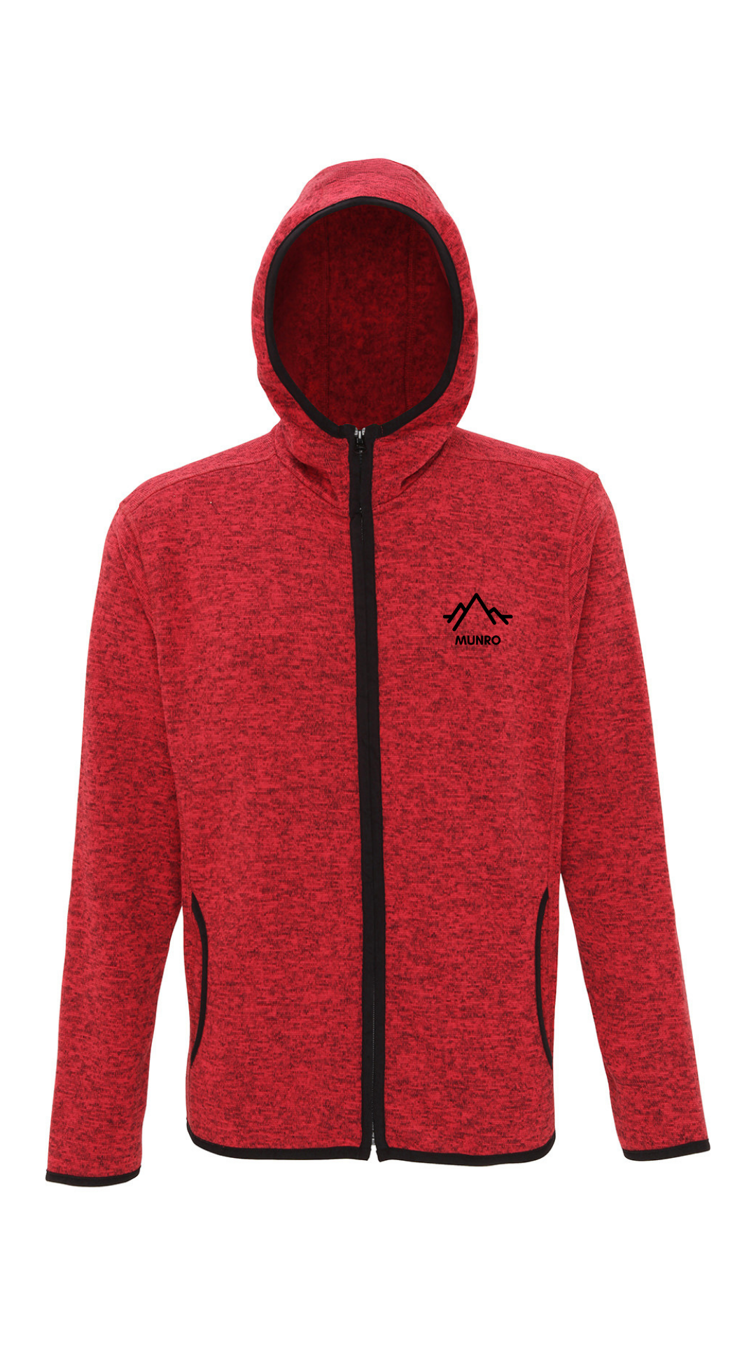 Mens Munro Fleece - Charcoal/Black Fleck