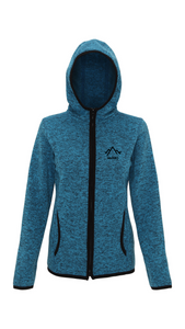 Womens Munro Fleece - Fire Red/Black Fleck