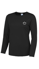 Load image into Gallery viewer, Womens Long Sleeved Tee - Saphie Blue
