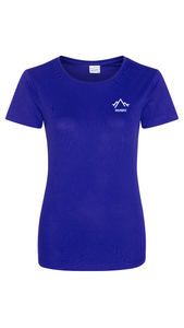 Womens Munro 'Active' Tee - Saphire Blue