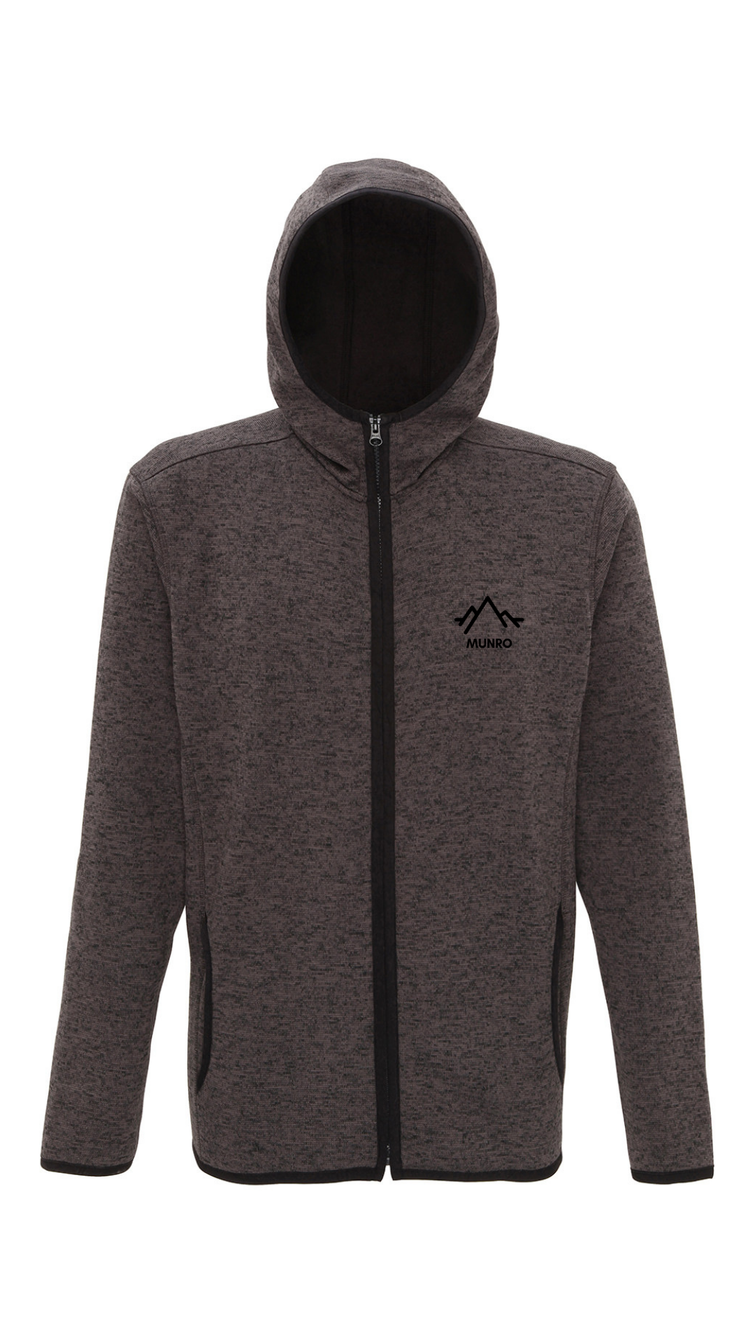 Mens Munro Fleece - Charcoal/Black Fleck