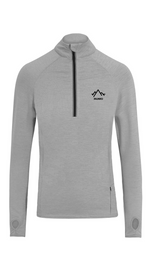 Load image into Gallery viewer, Mens Active 1/2 Zip Top - Silver Grey
