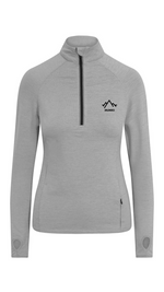 Load image into Gallery viewer, Womens Active 1/2 Zip Top - Silver Grey
