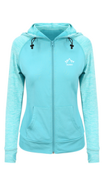Load image into Gallery viewer, Womens Munro Zoodie - Ocean/Ocean Melange
