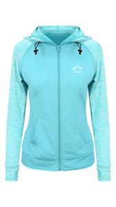 Womens Munro Zoodie - Ocean/Ocean Melange